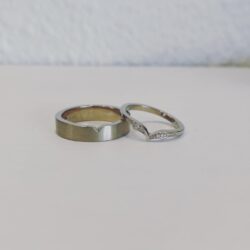 K18WGの結婚指輪