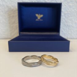 水引デザインの結婚指輪